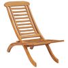 vidaXL Taitettava puutarhatuoli 50x90x69 cm t&auml;ysi tiikki