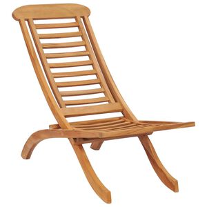 vidaXL Kokoontaitettava tuoli 50x90x69 cm, massiivipuu, tiikki