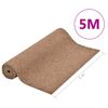 vidaXL Keinonurmi nastoilla 5x1 m beige