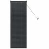 vidaXL Venetsialaiset Verhot Musta 130 x 50 cm Alumiini