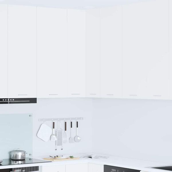 vidaXL Henkarikaappi ovella Valkoinen 57 x 57 x 100 cm Tekninen puu