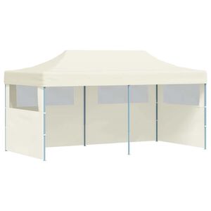 vidaXL Kokoontaitettava pop-up juhlateltta 3 x 6 m sininen