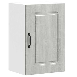 vidaXL Keitti&ouml;n sein&auml;kaappi Kalmar harmaa sonoma suunniteltu puu