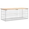 vidaXL Puutarhapenkki kivikori tyyli 103x44x42 cm t&auml;ysi m&auml;nty