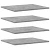 vidaXL Kirjahyllytasot 8 kpl betoninharmaa 40x50x1,5 cm tekninen puu