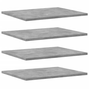 vidaXL Kirjahyllytasot 8 kpl betoninharmaa 40x50x1,5 cm tekninen puu