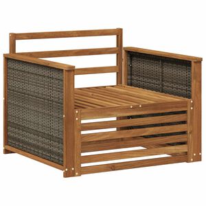 vidaXL Ulkotilan keskisohva Luonnollinen