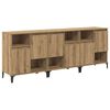 vidaXL Sivup&ouml;yd&auml;t 3 kpl Artisan tammi 60 x 35 x 70 cm Tekninen puu