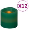 vidaXL LED-s&auml;hk&ouml;kynttil&auml;t 12 kpl l&auml;mmin valkoinen