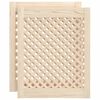 vidaXL Kaapin ovet ristikkomuotoilu 2 kpl 49,5x61,5 cm t&auml;ysi m&auml;nty