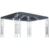 vidaXL Huvimaja LED-valonauhoilla 400x300 cm antrasiitti