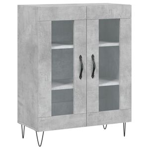 vidaXL Senkki betoninharmaa 69,5x34x90 cm tekninen puu