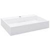 vidaXL Pesuallas 60x38x11 cm mineraali-/marmorivalu valkoinen