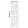 vidaXL Alue matot Suorakaide HUARTE Kerma 1000 x 80 cm Polyesteri
