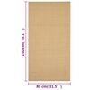 vidaXL Matto luonnollinen sisal 80x150 cm