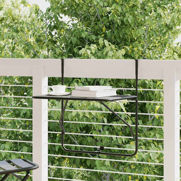 vidaXL Parvekep&ouml;yt&auml; musta 60x40 cm ter&auml;s