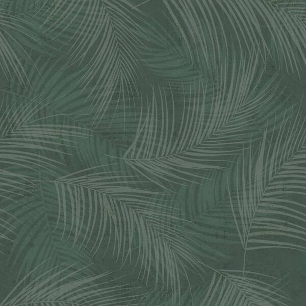 DUTCH WALLCOVERINGS Tapetti Palm vihreä