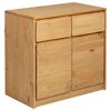 vidaXL Senkki SAUDA tammenv&auml;rinen 80x43x75,5 cm t&auml;ysi m&auml;nty