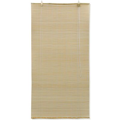 vidaXL Luonnolliset bambu rullaverhot 100 x 160 cm