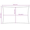 vidaXL Aurinkopurje Oxford-kangas suorakaide 5x8 m ruskea