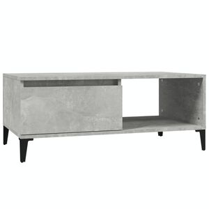 vidaXL Sohvap&ouml;yt&auml; betoninharmaa 90x50x36,5 cm tekninen puu