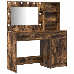 vidaXL Meikkip&ouml;yt&auml; 2 kpl Ruskea 78,5 x 41 x 135 cm Tekninen puu