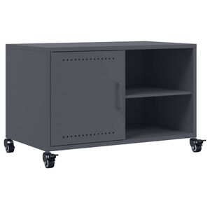 vidaXL TV-taso antrasiitti 68x39x43,5 cm ter&auml;s