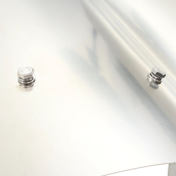 vidaXL Piipunhattu ruostumaton ter&auml;s 70 x 100 x 38 cm