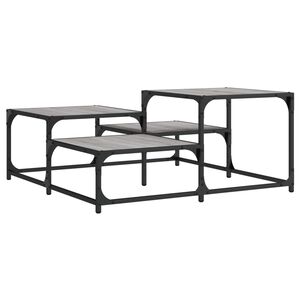 vidaXL Sohvap&ouml;yt&auml; harmaa Sonoma 87,5x87,5x40 cm tekninen puu