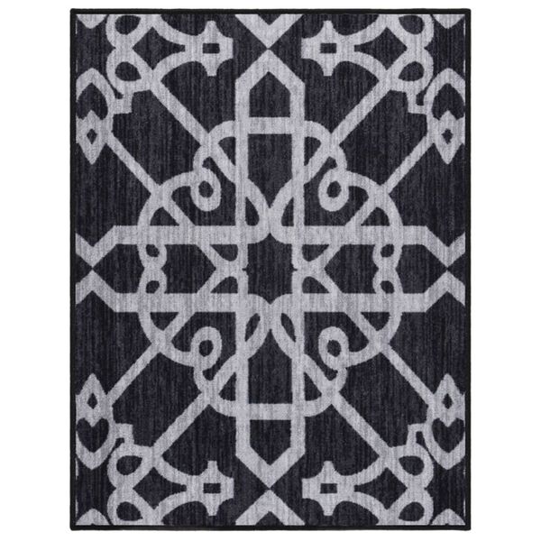 vidaXL K&auml;yt&auml;v&auml;matto musta 80x100 cm