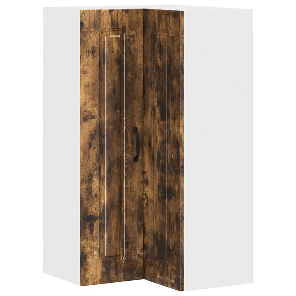 vidaXL Keitti&ouml;kaappi Kalmar Savup&auml;hkin&auml; 57 x 57 x 100 cm Tekninen puu