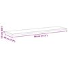 vidaXL Hyllylevy 4 pcs Ruskea 80 x 20 x 1,5 cm Tekninen puu