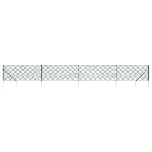 vidaXL Verkkoaita maapiikeill&auml; vihre&auml; 1x10 m