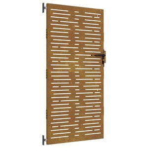 vidaXL Puutarhaportti 85x200 cm Corten-ter&auml;s neli&ouml;nmuotoinen
