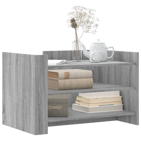 vidaXL Sohvap&ouml;yt&auml; harmaa Sonoma 80x50x50 cm tekninen puu