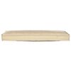 vidaXL Palletin tyynykokoelma 2 pcs Beige 120 x 40 x 8 cm