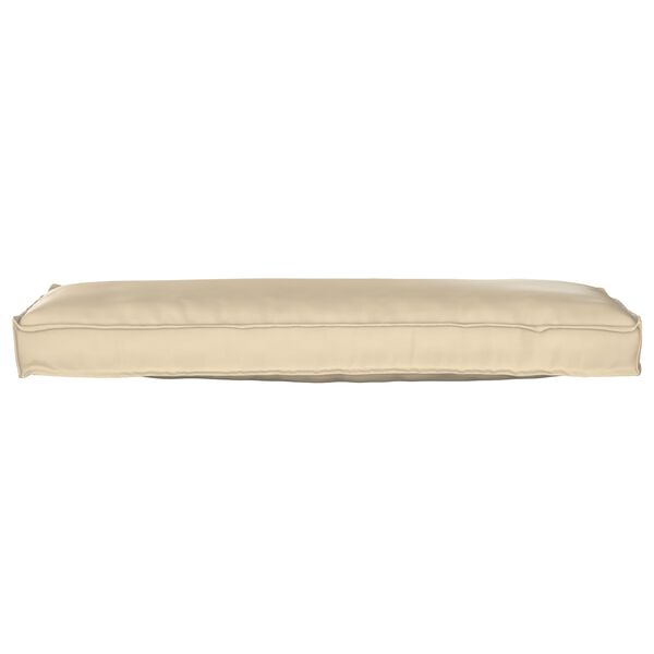 vidaXL Palletin tyynykokoelma 2 pcs Beige 120 x 40 x 8 cm