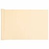 vidaXL Parvekkeen yksityisyyssuoja kerma 600x90 cm PVC