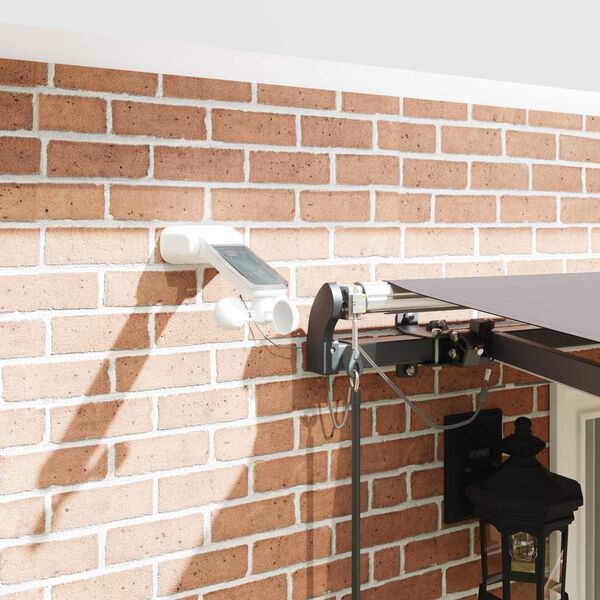 vidaXL Aurinkovarjon kangas Vaaleanharmaa 400 &times; 300 cm Polyesteri