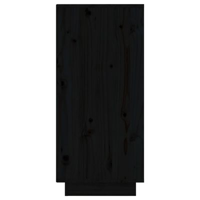 vidaXL Senkki musta 31,5x34x75 cm täysi mänty