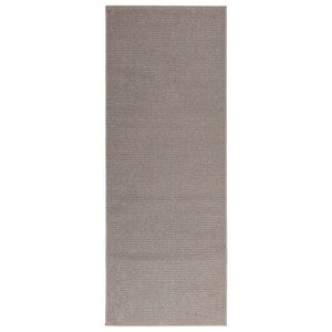 vidaXL Alue matot Suorakaide LUGO Harmaanruskea 80 x 150 cm Polyesteri