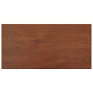 vidaXL Ikkunakynnys Ruskea puu 80 x 40 x 4,5 cm Polyvinyylikloridi
