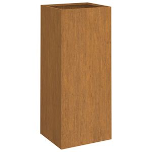 vidaXL Kukkalaatikko 32x29x75 cm Corten teräs