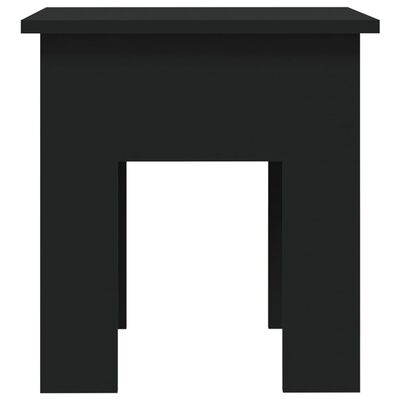 vidaXL Sohvapöytä musta 40x40x42 cm lastulevy