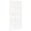 vidaXL Lato-ovi valkoinen 100x1,8x214 cm täysi mänty