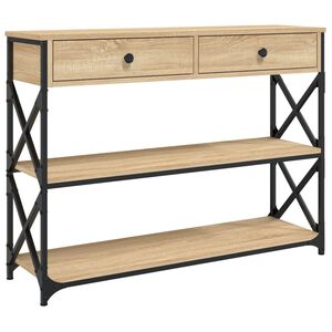 vidaXL Sohvap&ouml;yt&auml; Sonoma-tammi 100x28x75 cm tekninen puu