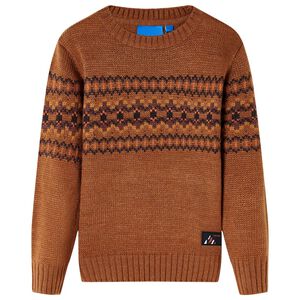Lasten neulepaita konjakki 92