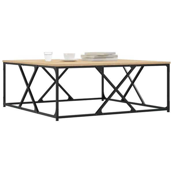 vidaXL Sohvap&ouml;yt&auml; Sonoma-tammi 100x100x40 cm tekninen puu