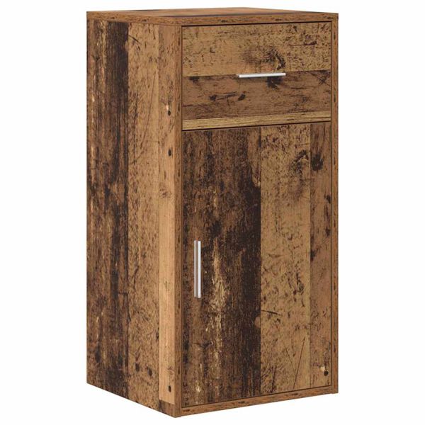 vidaXL Sivupöytä Vanha puu 38 x 34.5 x 75 cm Tekninen puu