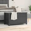 vidaXL Säilytyslaatikko harmaa 80x40x45,5 cm täysi mänty